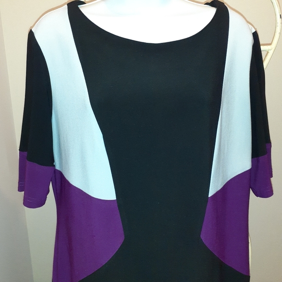 👗Joseph Ribkoff Abstract Dress, US 16 - Picture 4 of 6